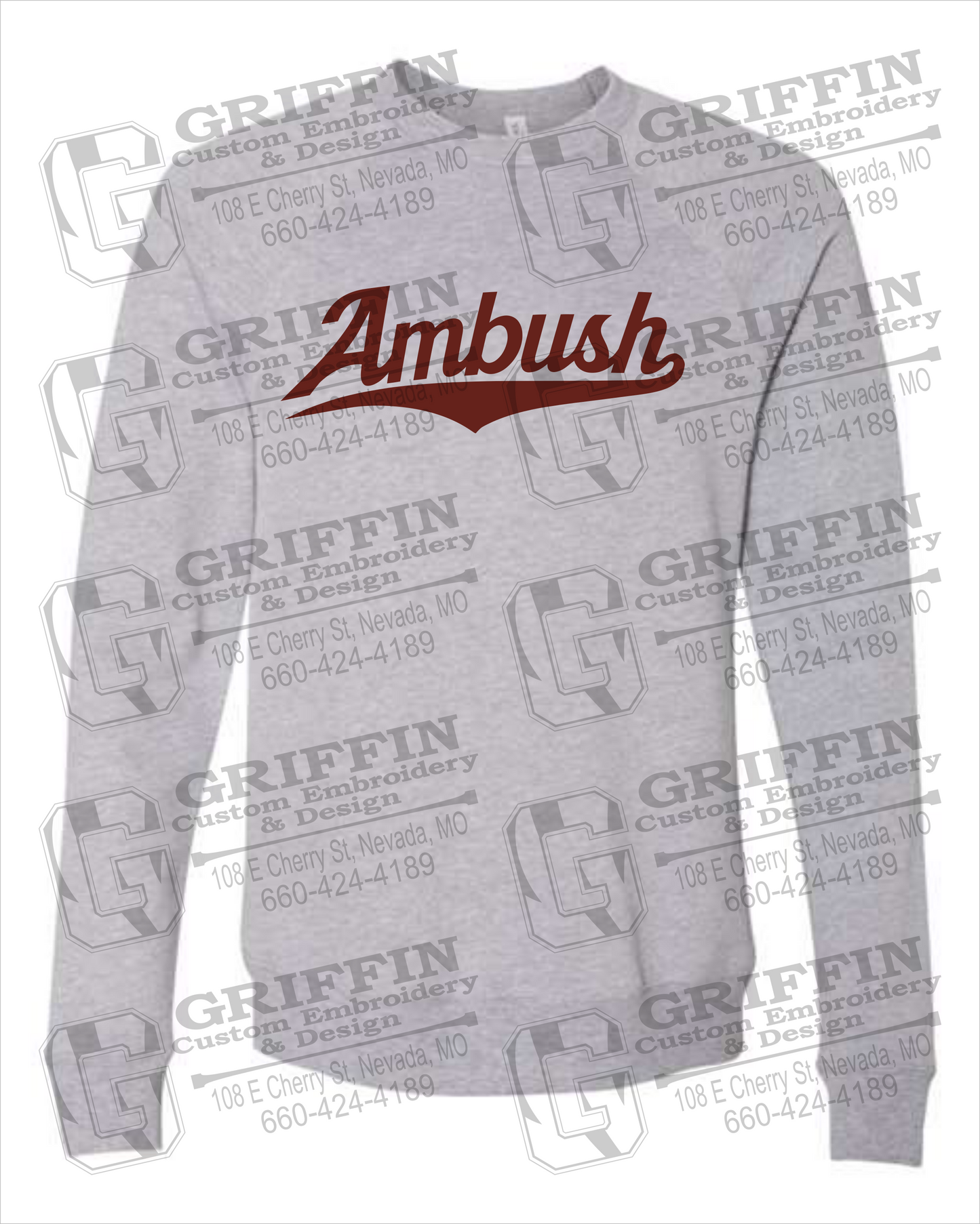 Sponge Fleece Sweatshirt - Ambush Baseball
