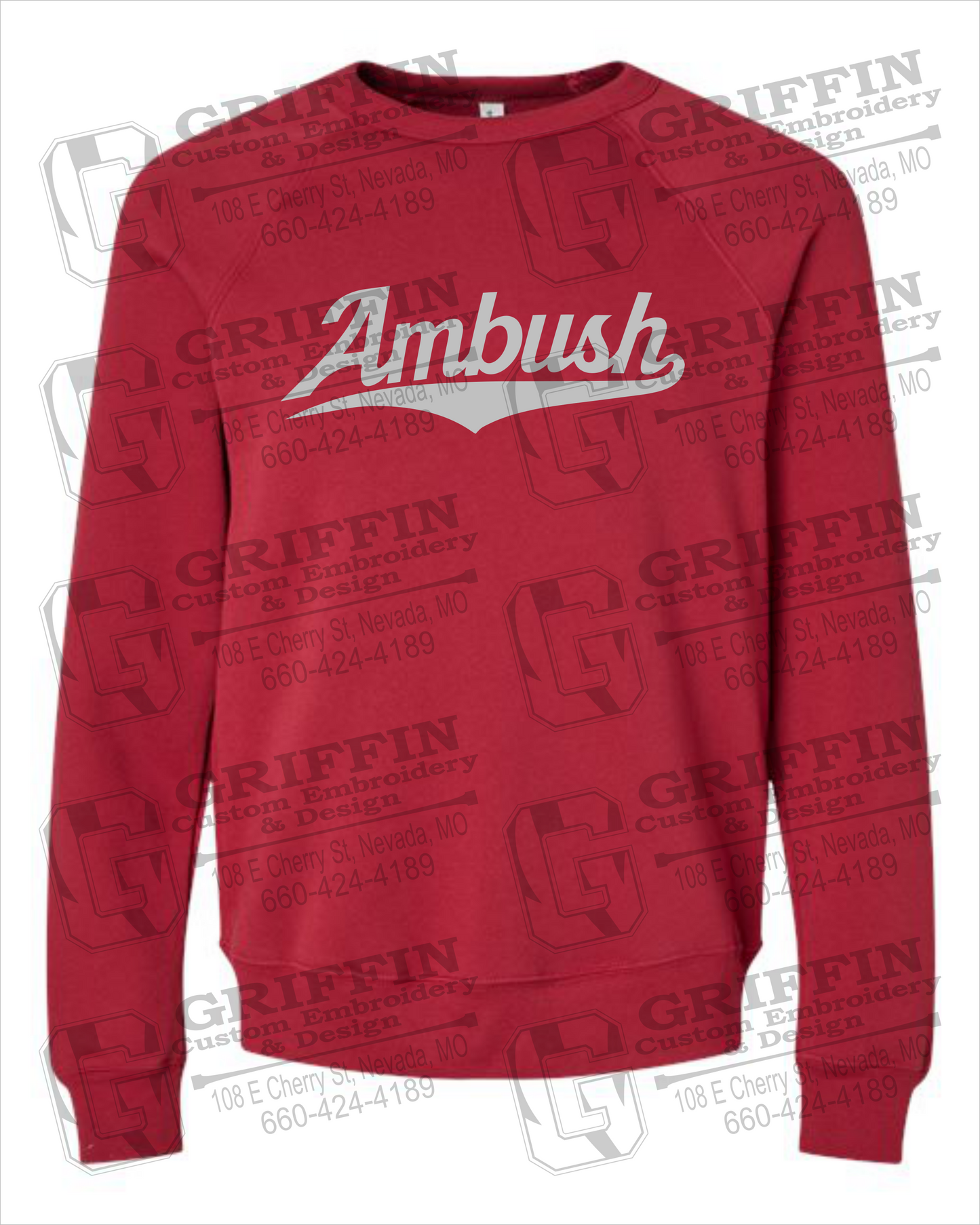 Sponge Fleece Sweatshirt - Ambush Baseball