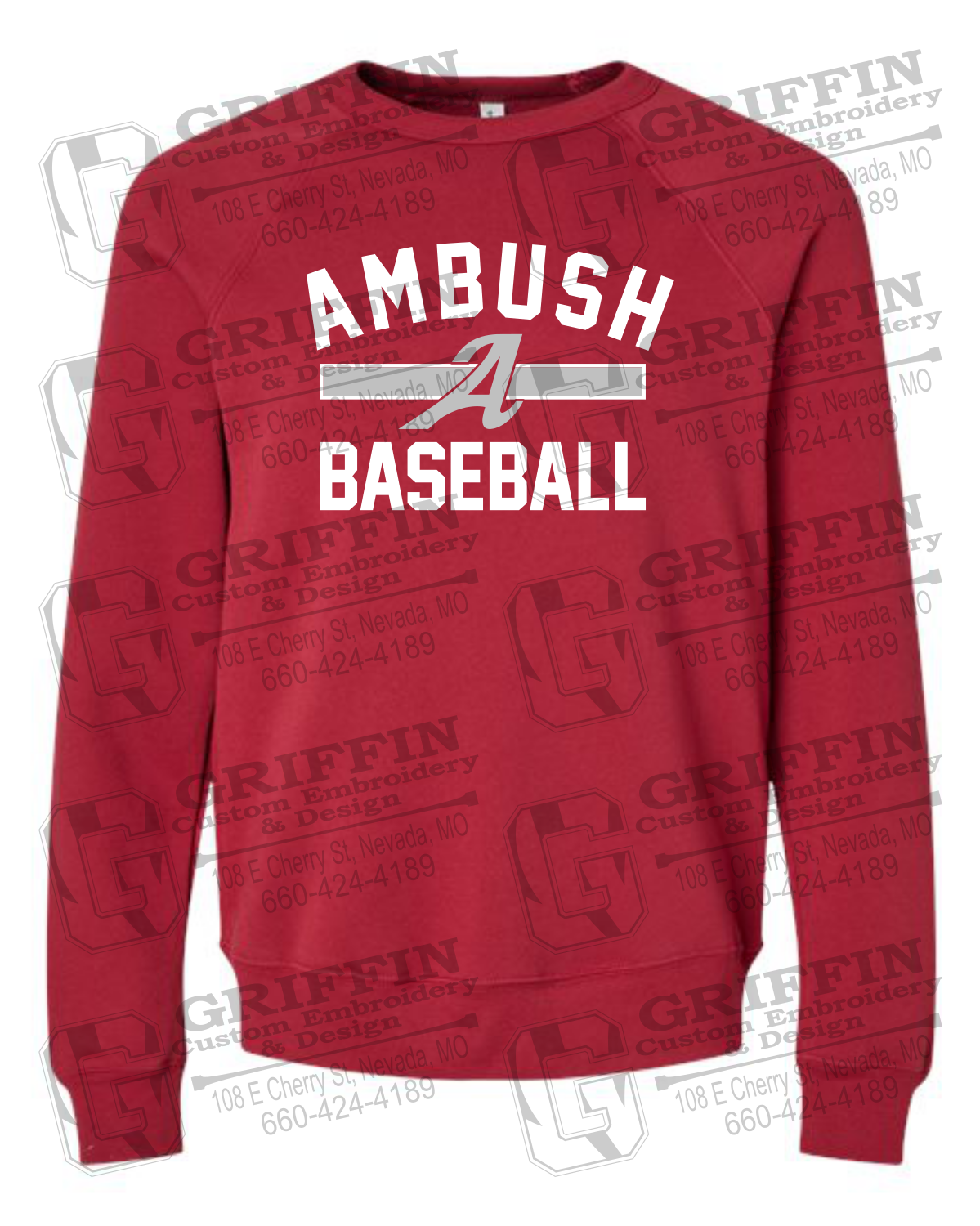 Sponge Fleece Sweatshirt - Ambush Baseball 25-A