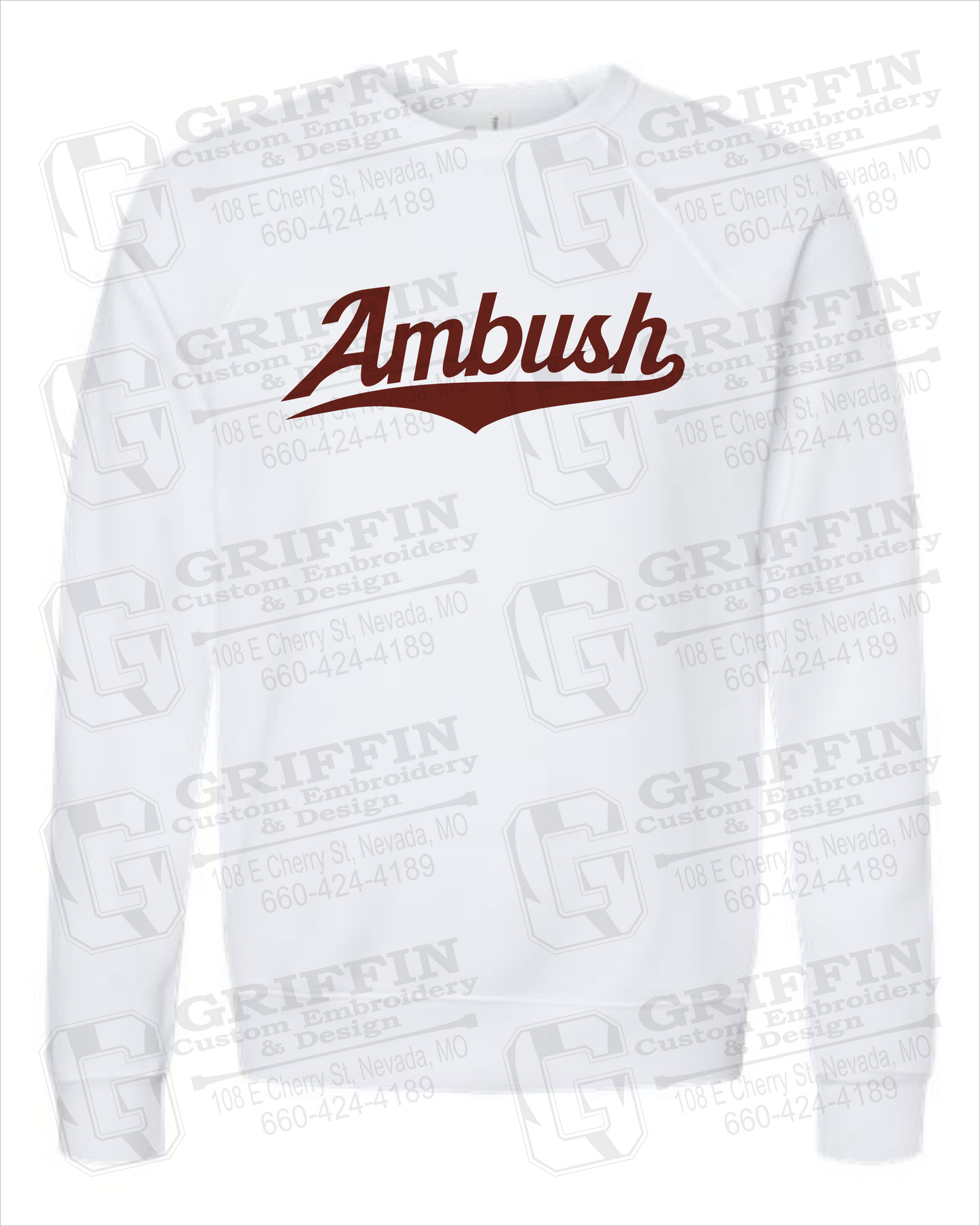 Sponge Fleece Sweatshirt - Ambush Baseball
