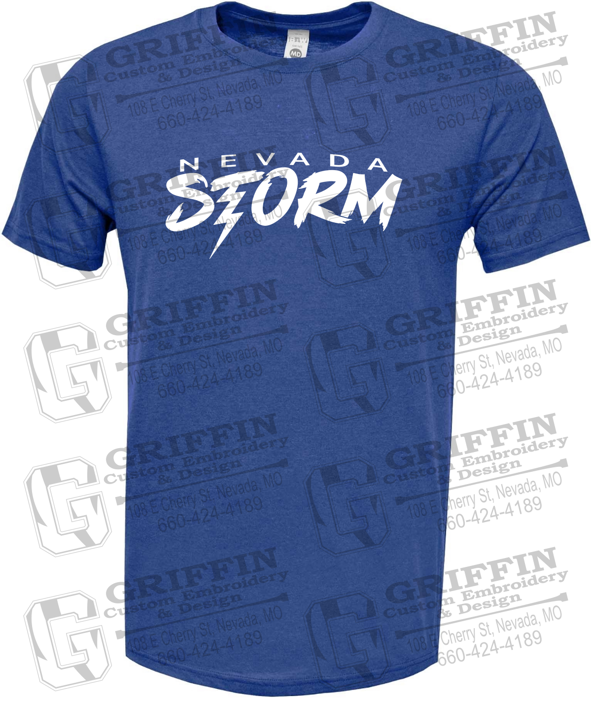 Soft-Tek Short Sleeve T-Shirt - Basketball - Nevada Storm