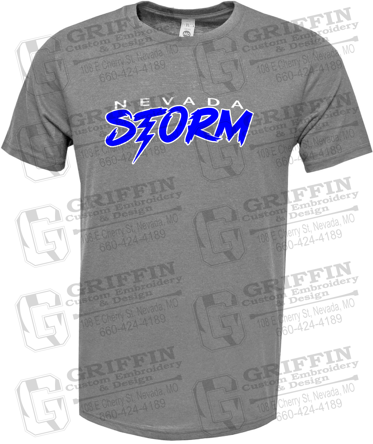 Soft-Tek Short Sleeve T-Shirt - Basketball - Nevada Storm