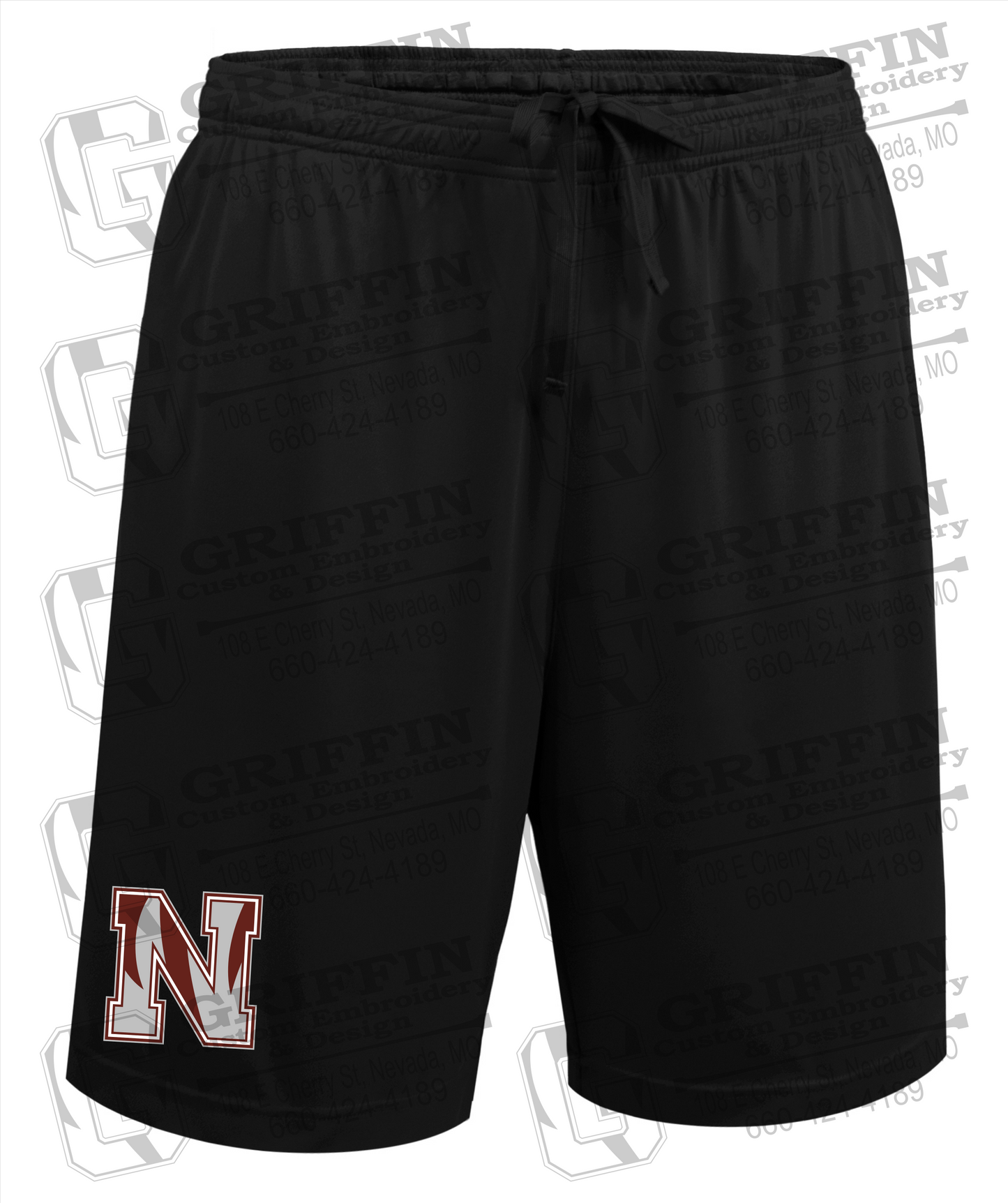 Gym Shorts - Nevada Tigers N Logo