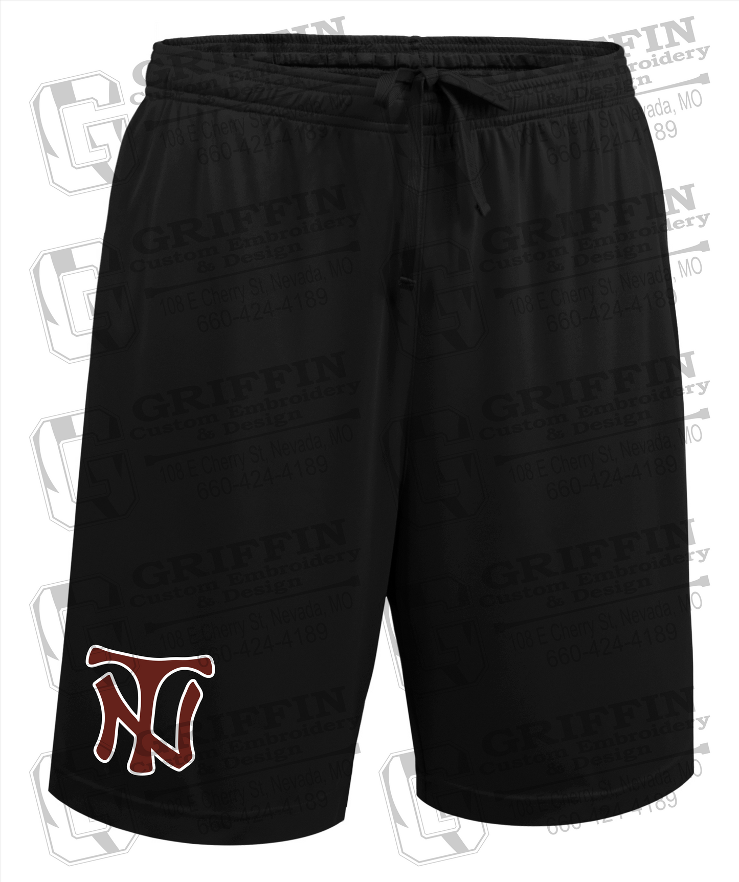 Gym Shorts - Nevada Tigers NT Logo