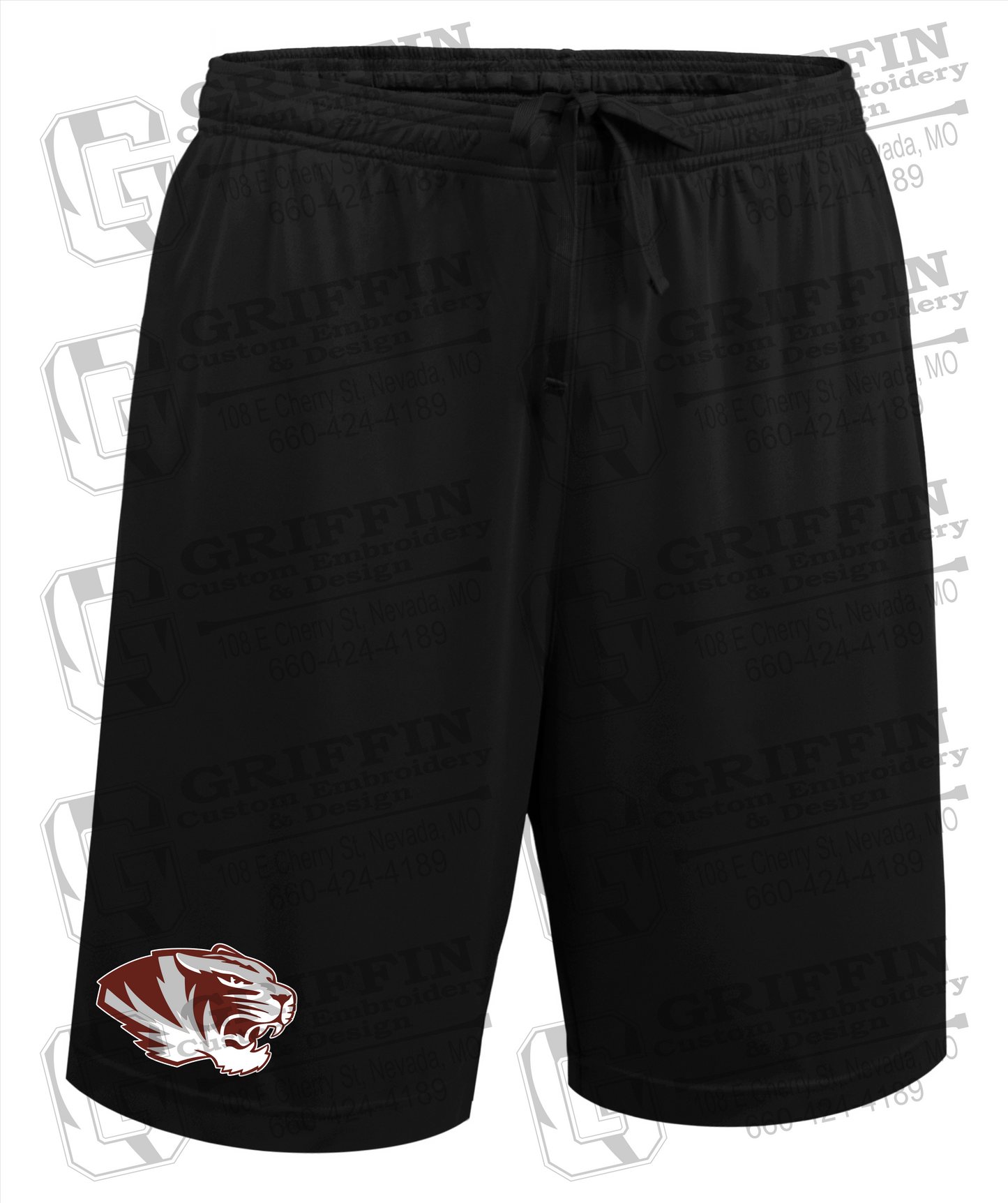 Gym Shorts - Nevada Tigers Tiger Head Logo