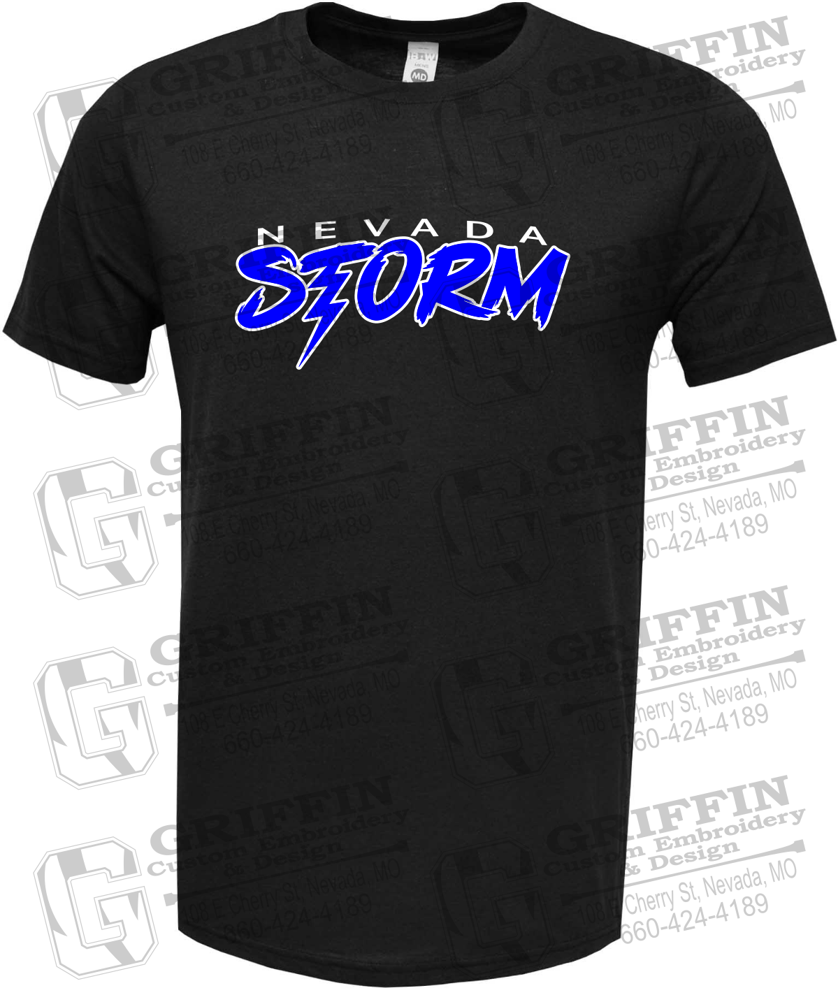 Soft-Tek Short Sleeve T-Shirt - Basketball - Nevada Storm