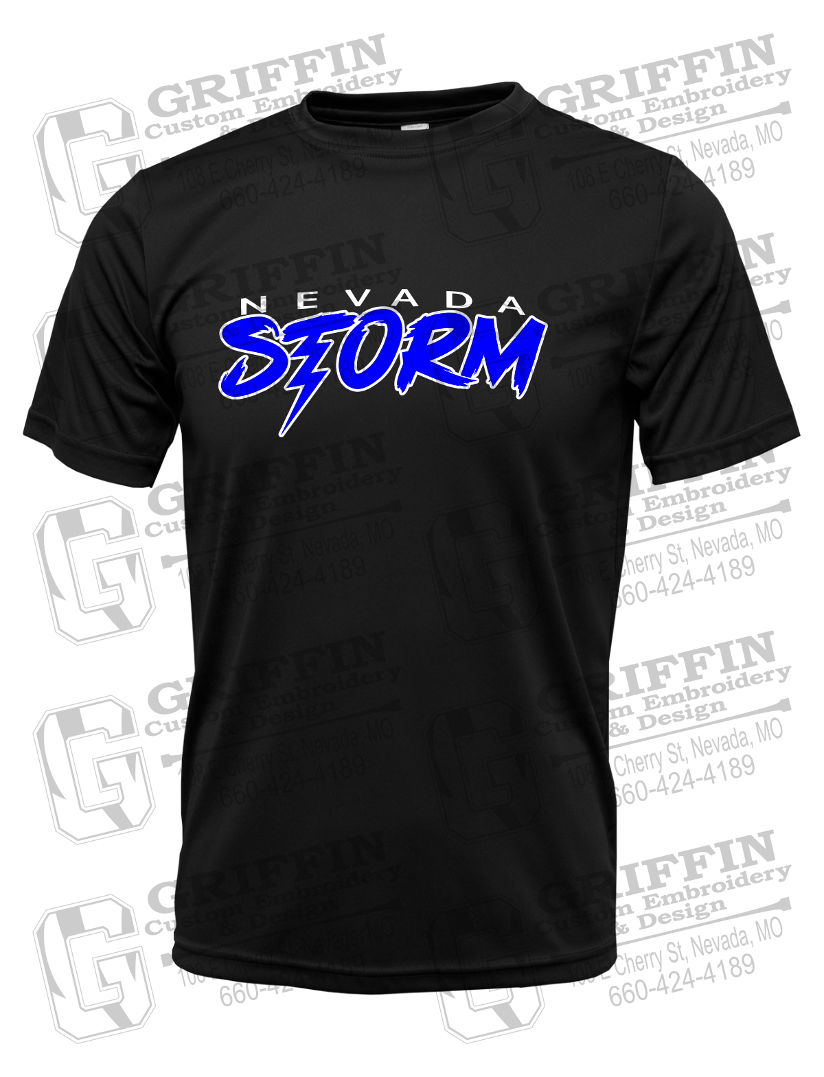 Dry-Fit Short Sleeve T-Shirt - Basketball - Nevada Storm