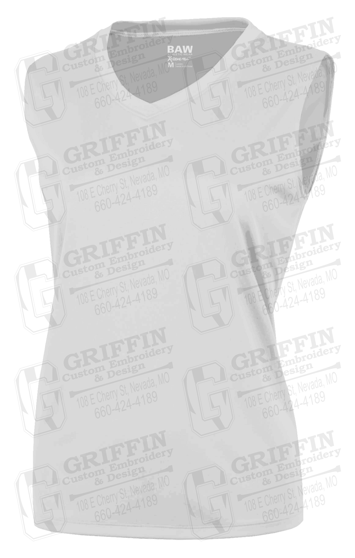 Womens Sleeveless Dry-Fit Shirt - Blank