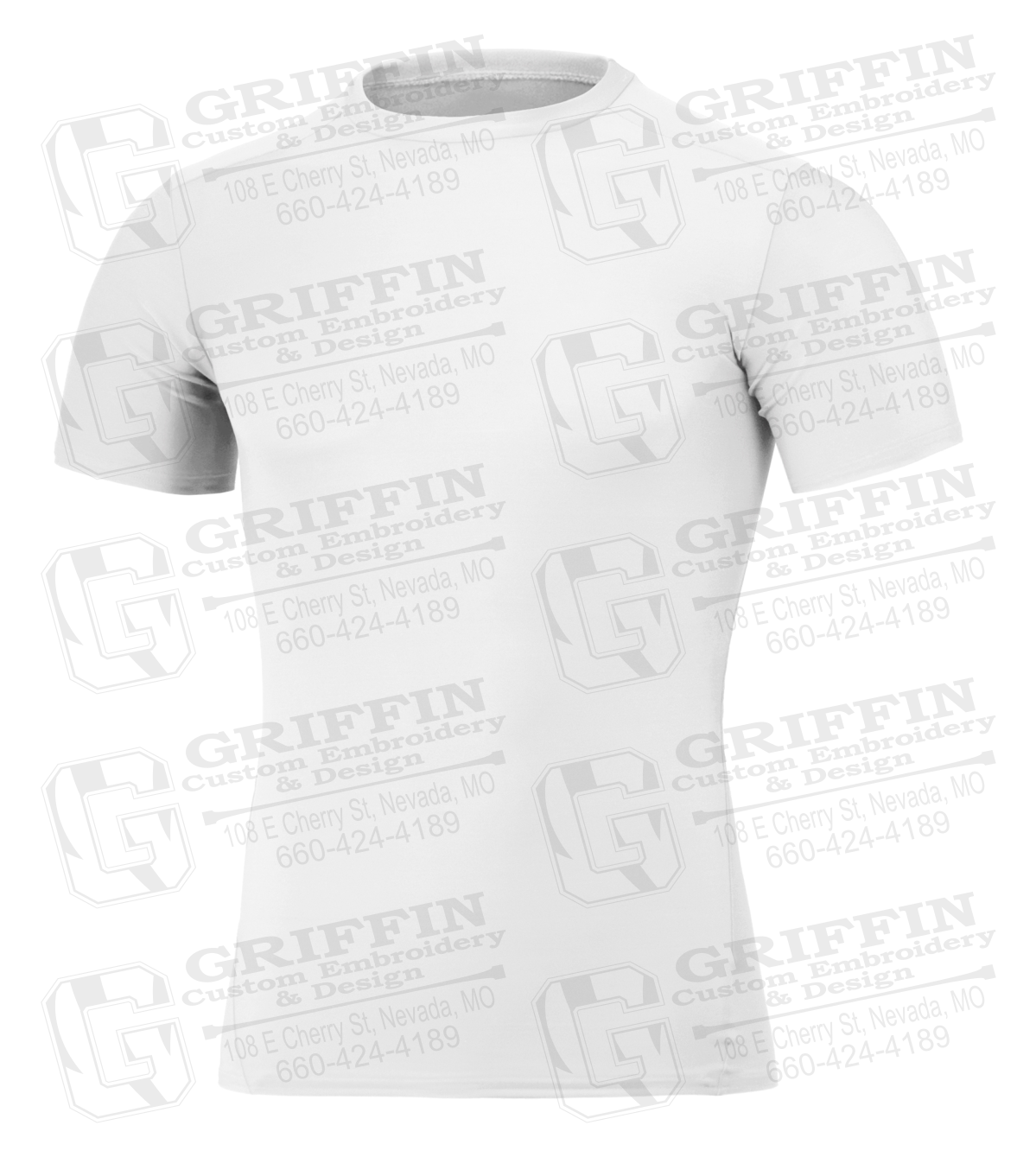 Mens Short Sleeve Compression Shirt - Blank