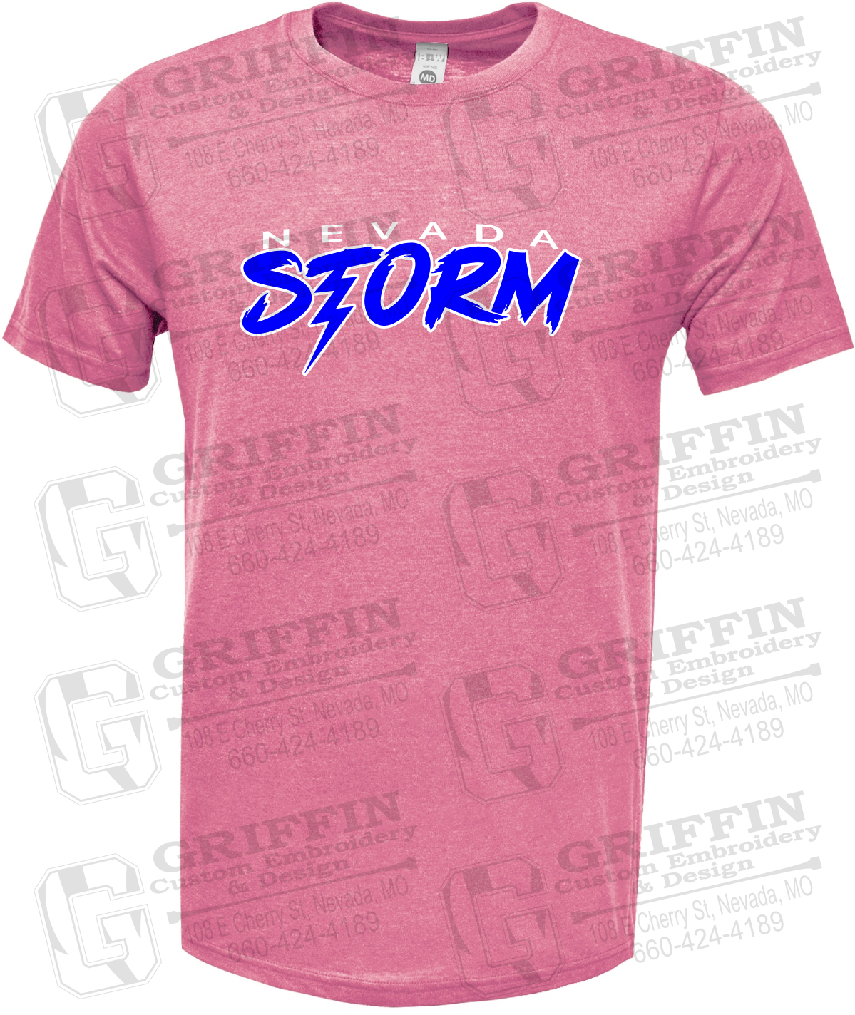 Soft-Tek Short Sleeve T-Shirt - Basketball - Nevada Storm