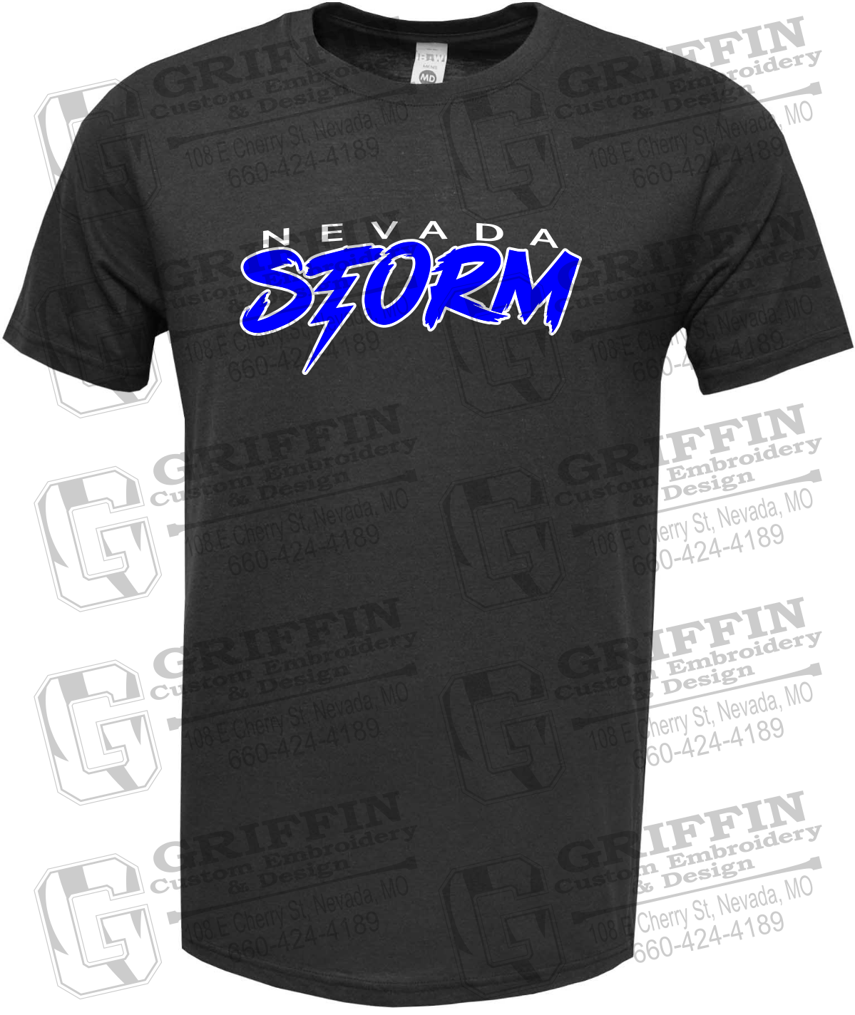 Soft-Tek Short Sleeve T-Shirt - Basketball - Nevada Storm