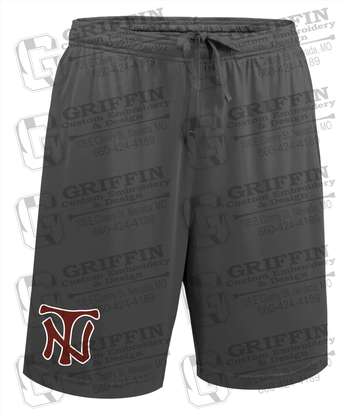 Gym Shorts - Nevada Tigers NT Logo