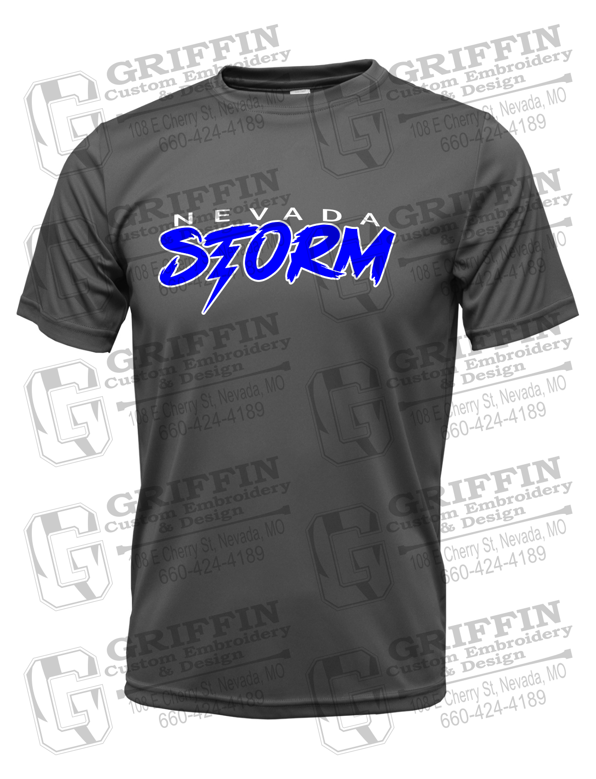 Dry-Fit Short Sleeve T-Shirt - Basketball - Nevada Storm