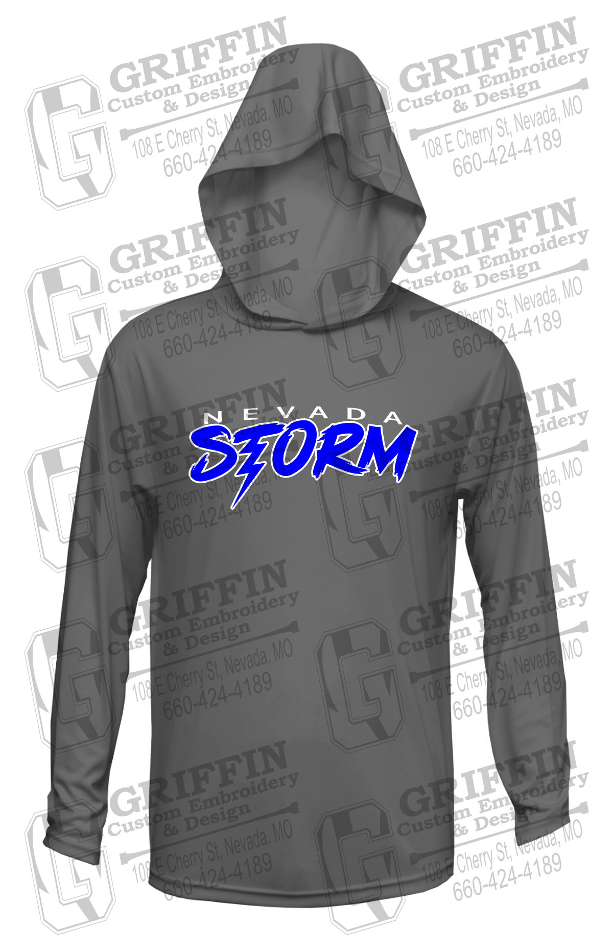 Dry-Fit T-Shirt Hoodie - Basketball - Nevada Storm
