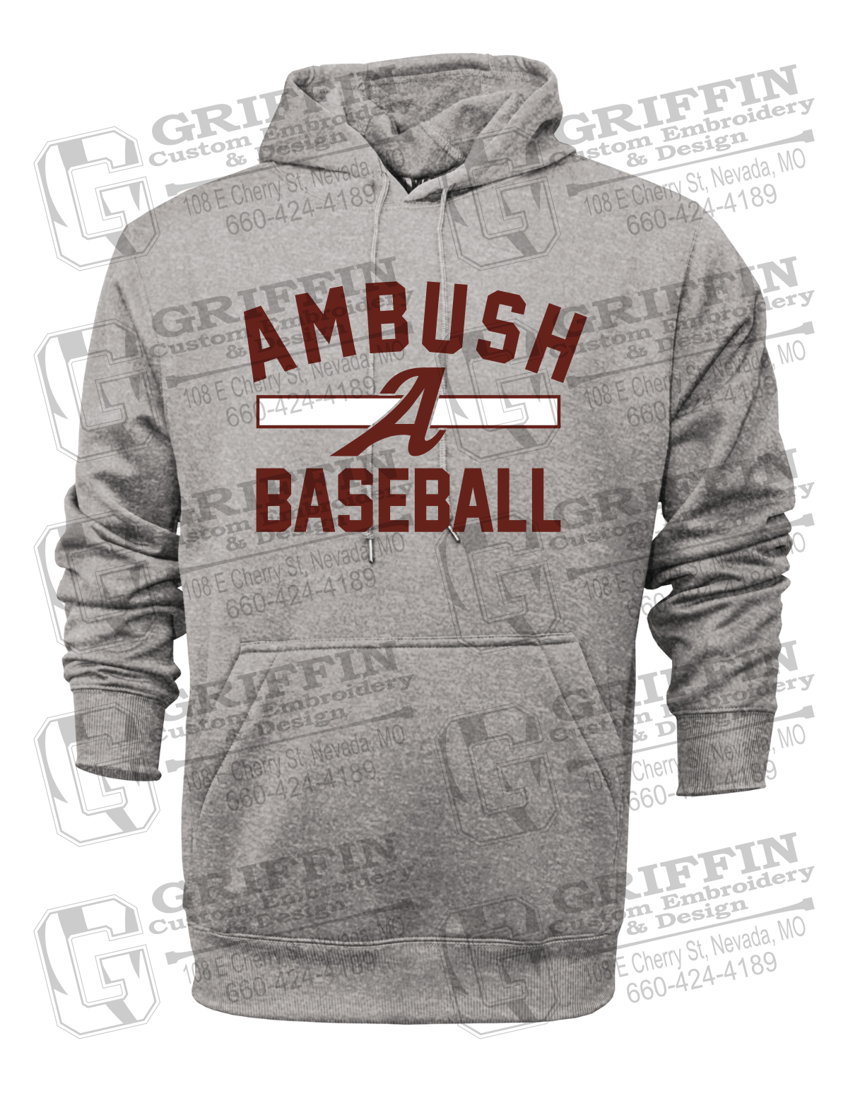 Performance Fleece Hoodie - Ambush Baseball 25-A