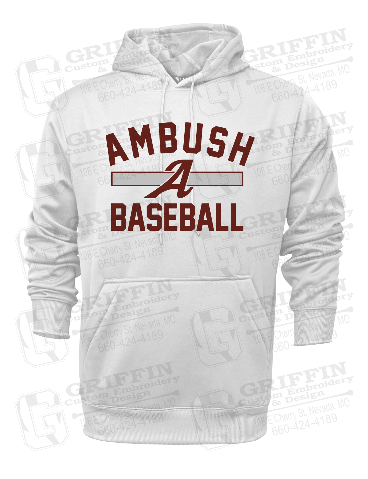 Performance Fleece Hoodie - Ambush Baseball 25-A