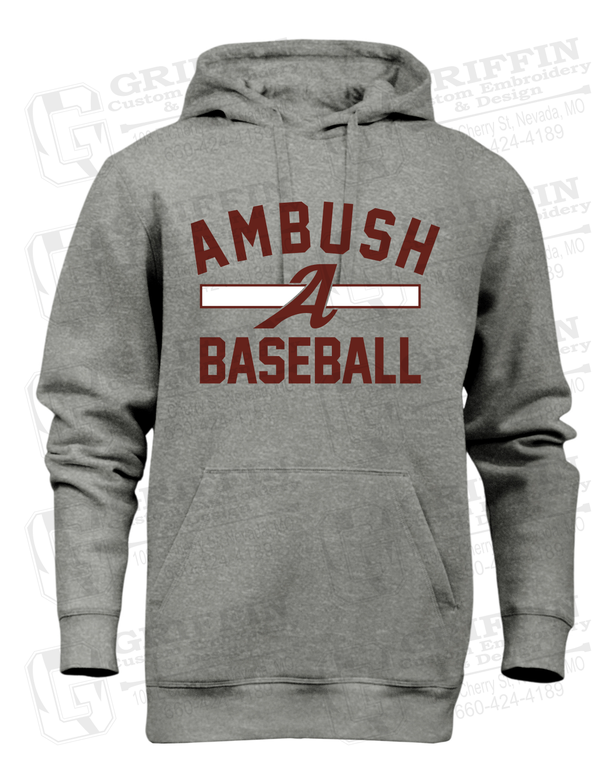 Heavyweight Fleece Hoodie - Ambush Baseball 25-A
