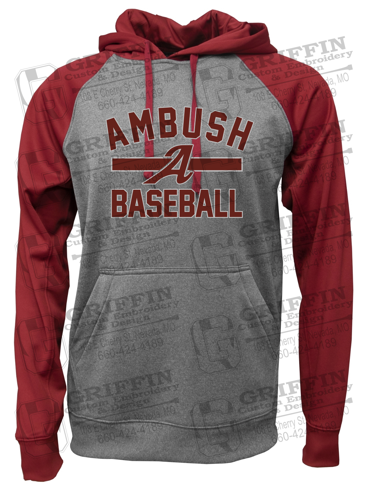 Performance Fleece Hoodie - Ambush Baseball 25-A