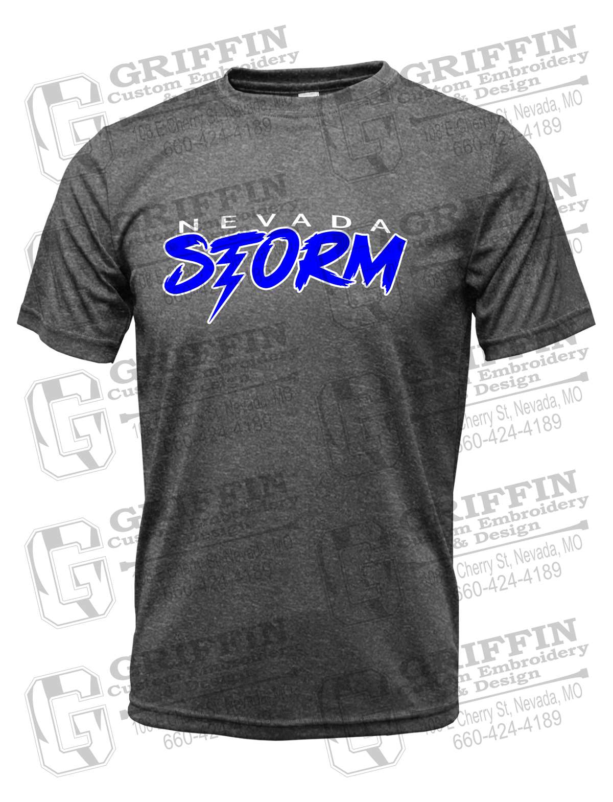 Dry-Fit Short Sleeve T-Shirt - Basketball - Nevada Storm