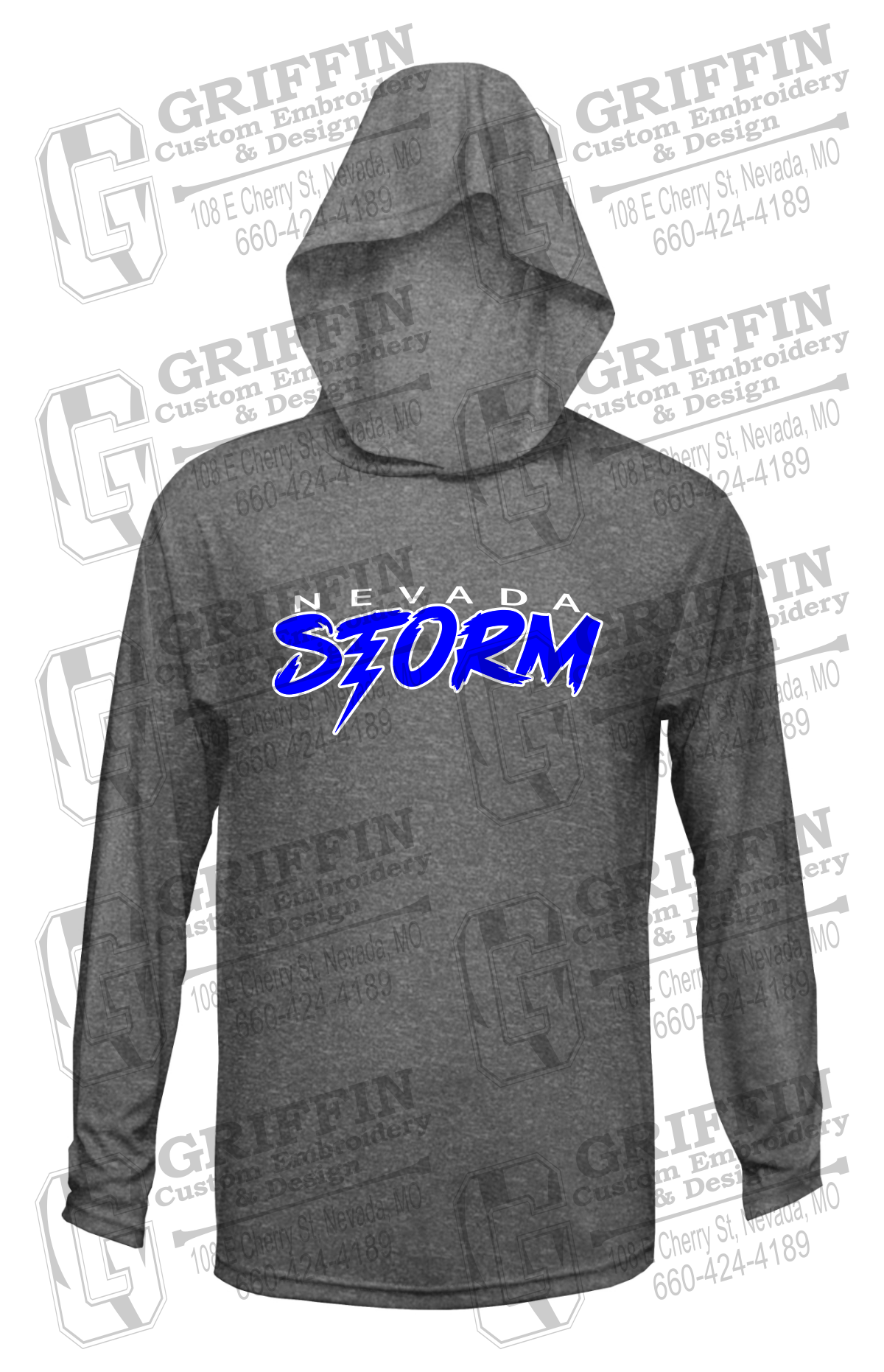 Dry-Fit T-Shirt Hoodie - Basketball - Nevada Storm
