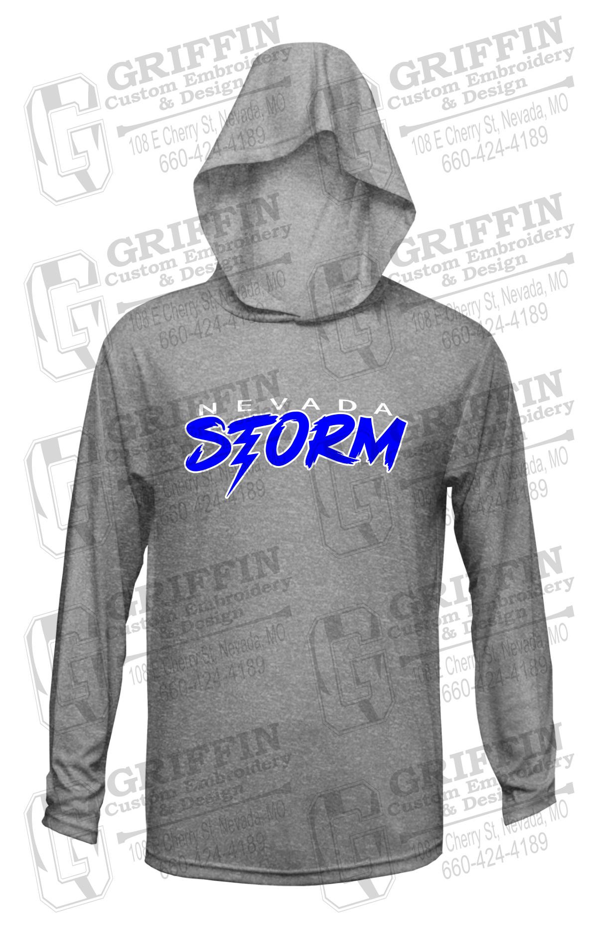 Dry-Fit T-Shirt Hoodie - Basketball - Nevada Storm