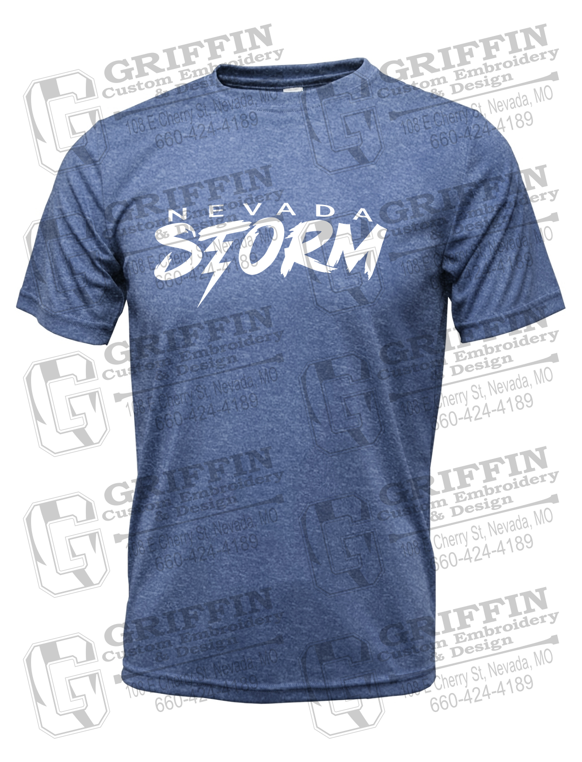 Dry-Fit Short Sleeve T-Shirt - Basketball - Nevada Storm