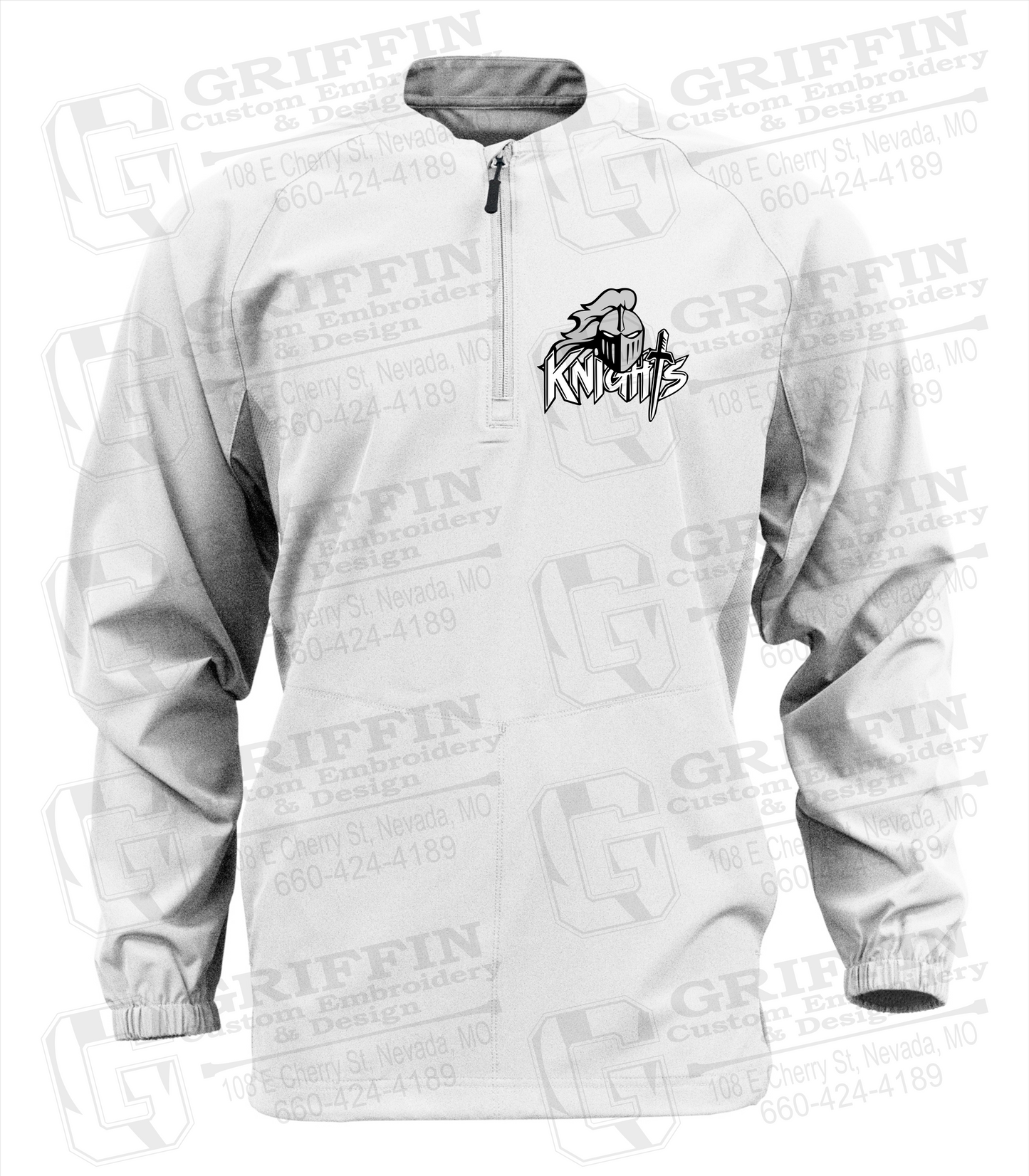 Long Sleeve Cage Jacket - NEVC Knights Full Logo