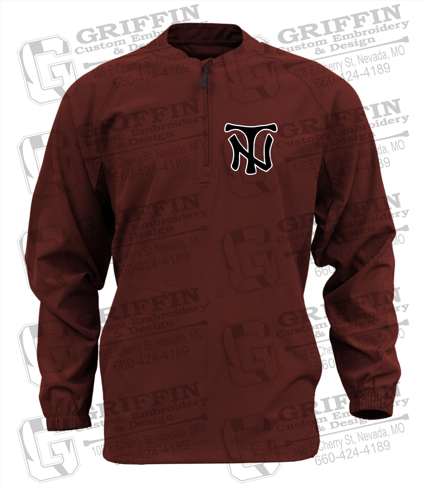 Long Sleeve Cage Jacket - Nevada Tigers NT Logo