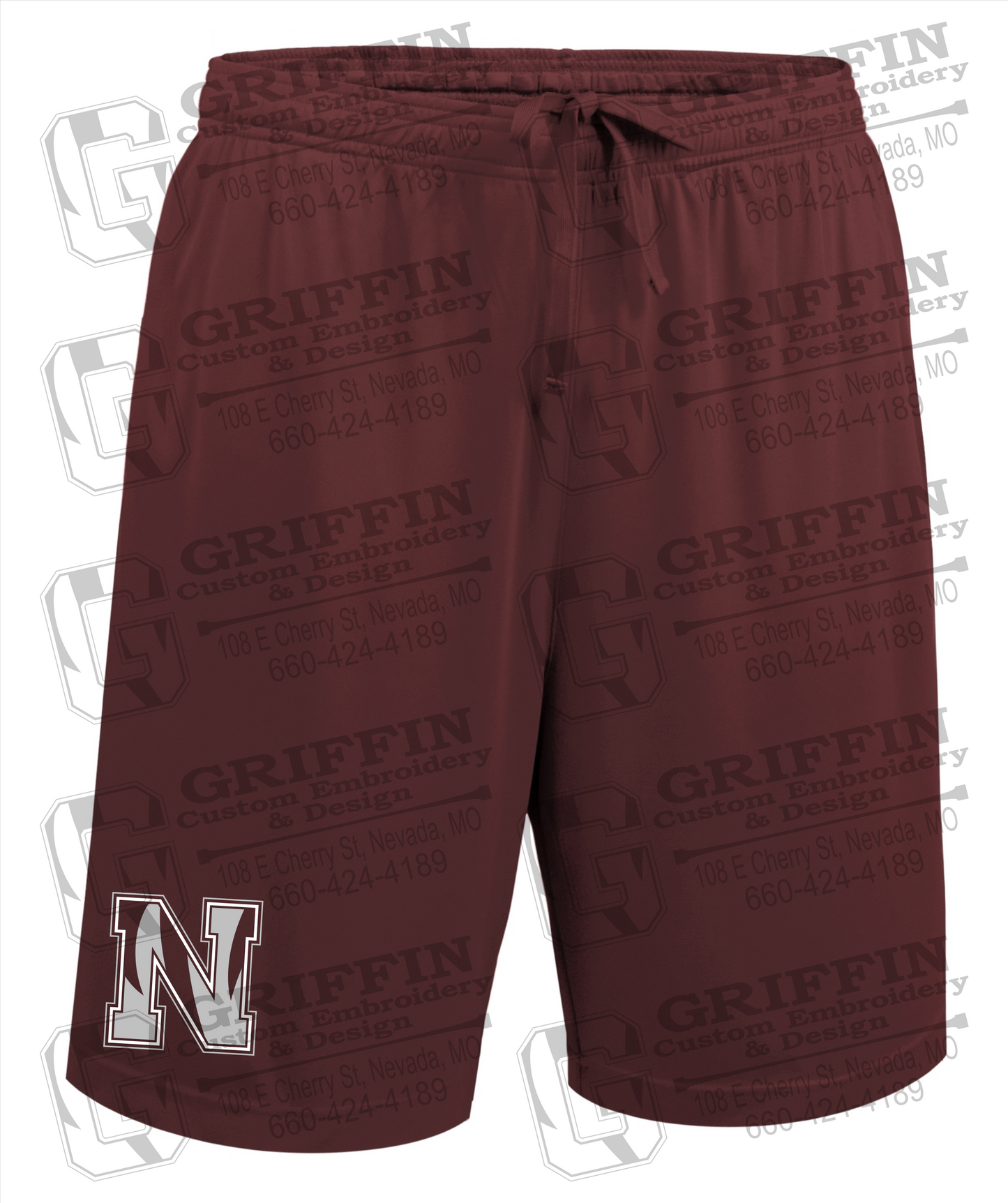 Gym Shorts - Nevada Tigers N Logo