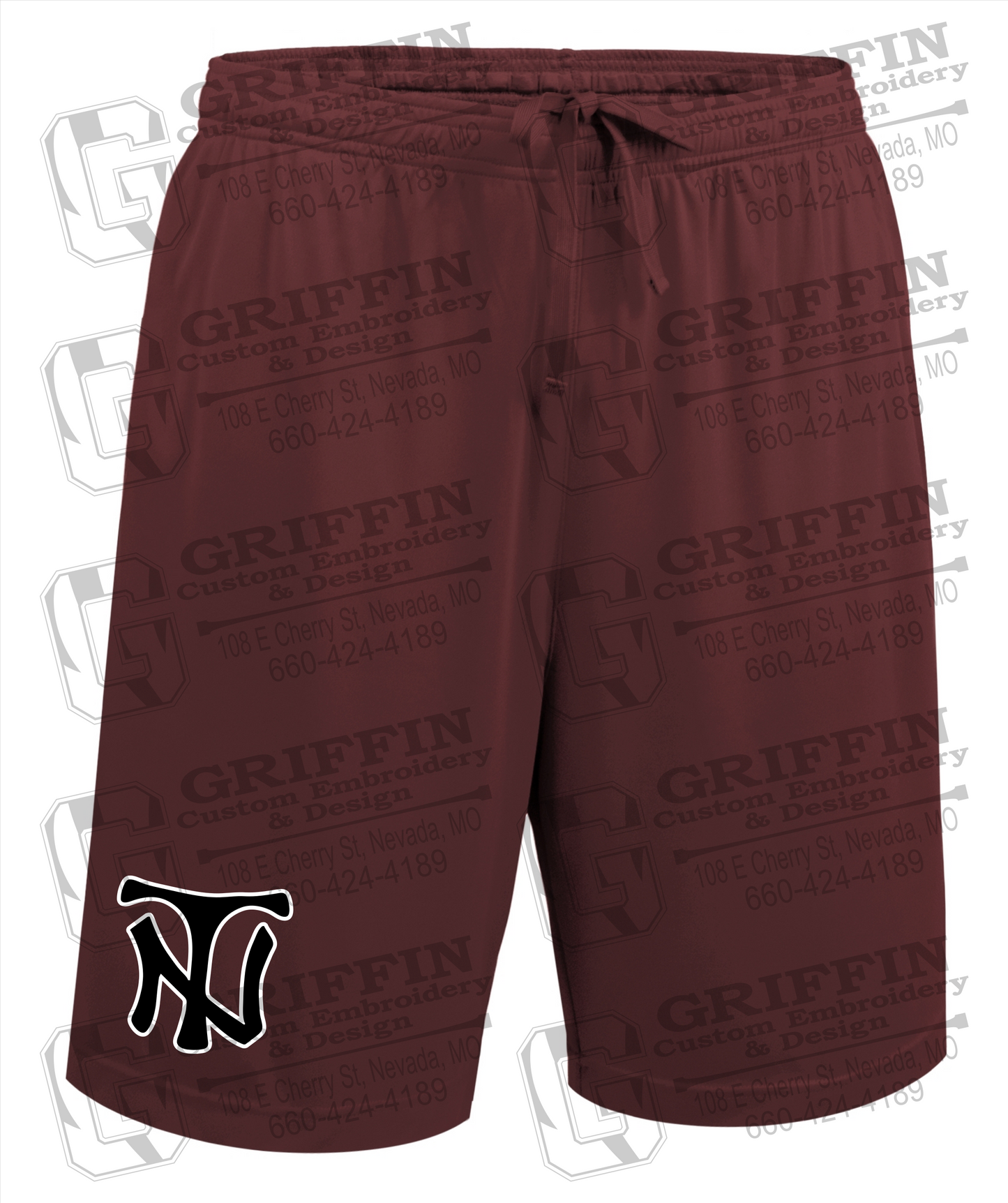 Gym Shorts - Nevada Tigers NT Logo