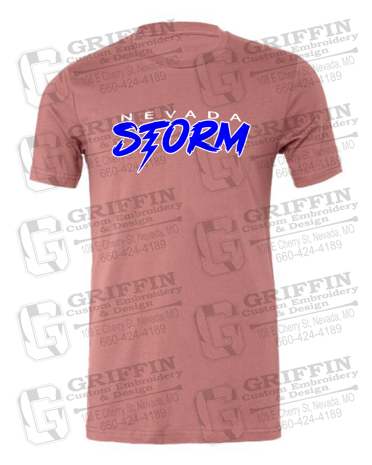 Cotton Short Sleeve T-Shirt - Basketball - Nevada Storm