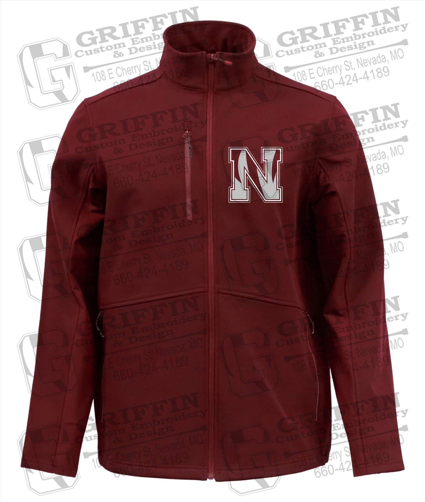 Mens Softshell Jacket - Nevada Tigers N Logo