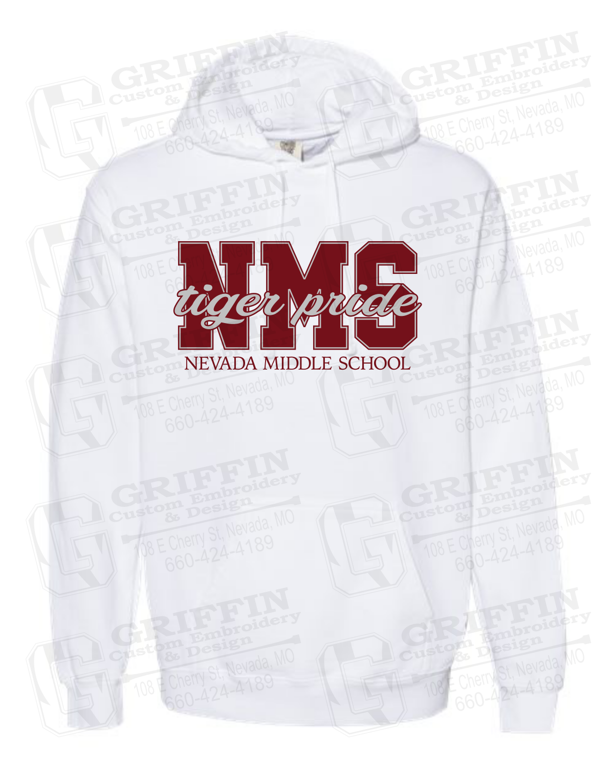 Comfort Colors Hoodie - Nevada Tigers NMS-001
