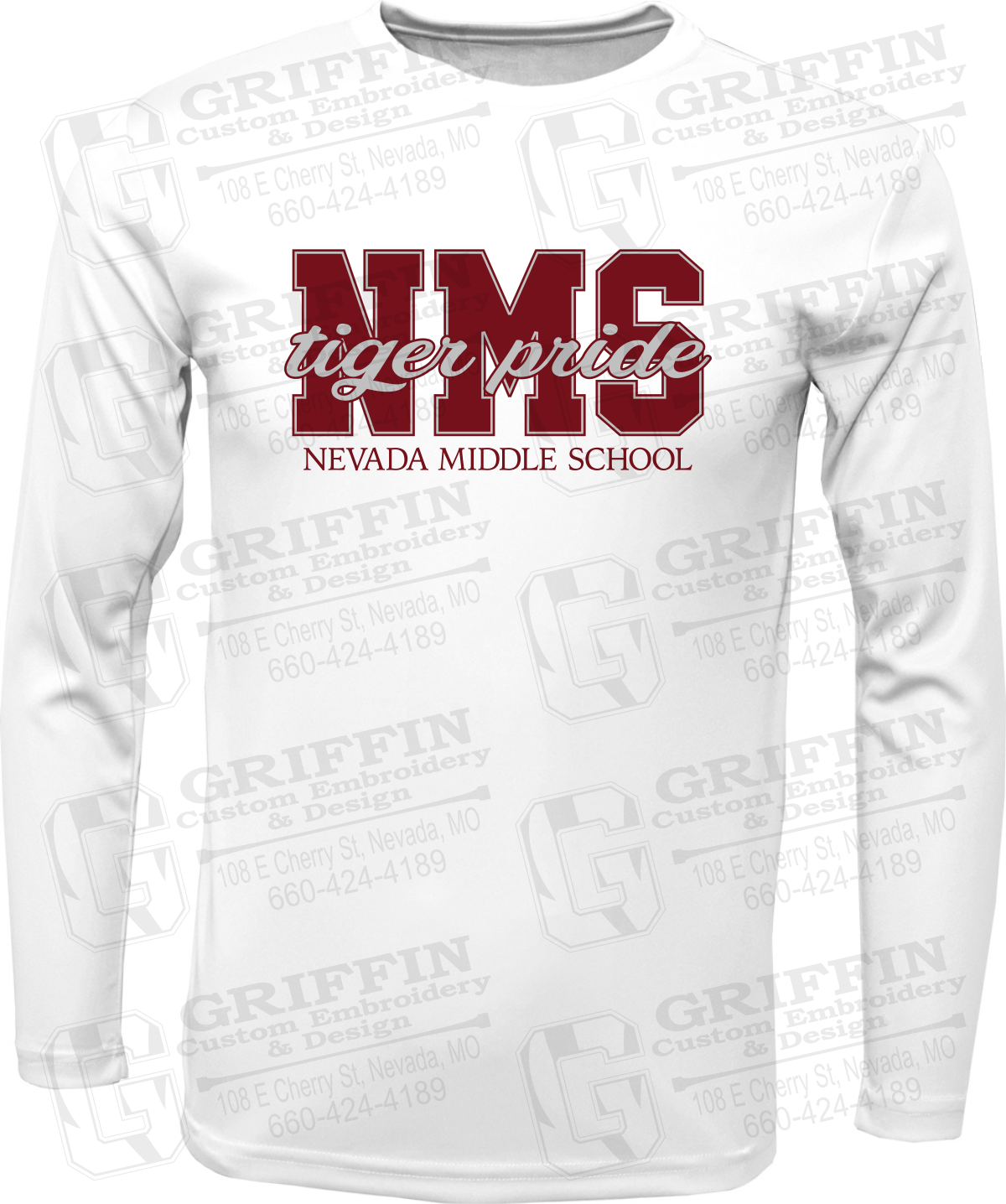 Dry-Fit Long Sleeve T-Shirt - Nevada Tigers NMS-001