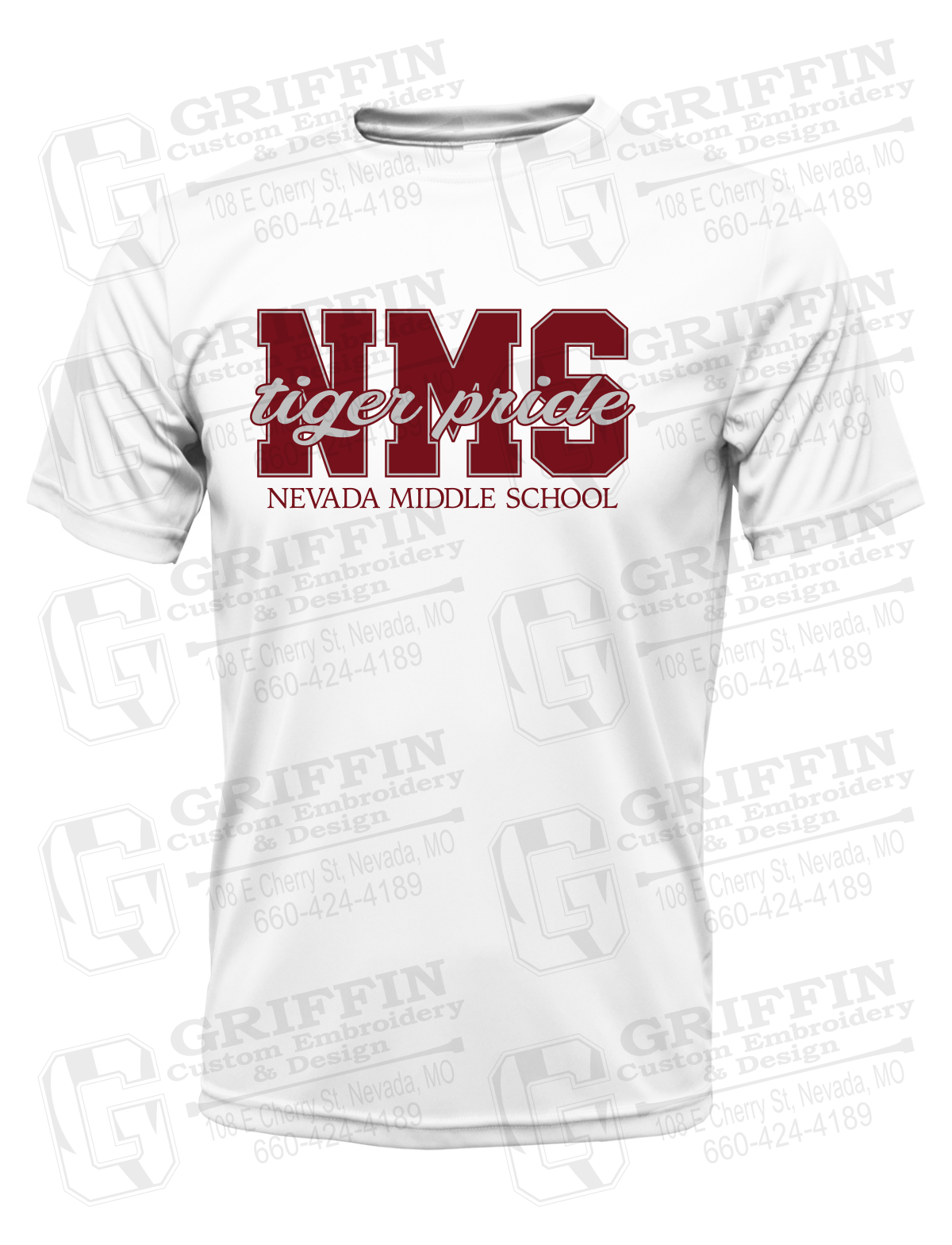 Dry-Fit Short Sleeve T-Shirt - Nevada Tigers NMS-001