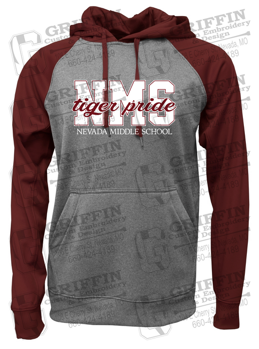 Performance Fleece Raglan Hoodie - Nevada Tigers NMS-001