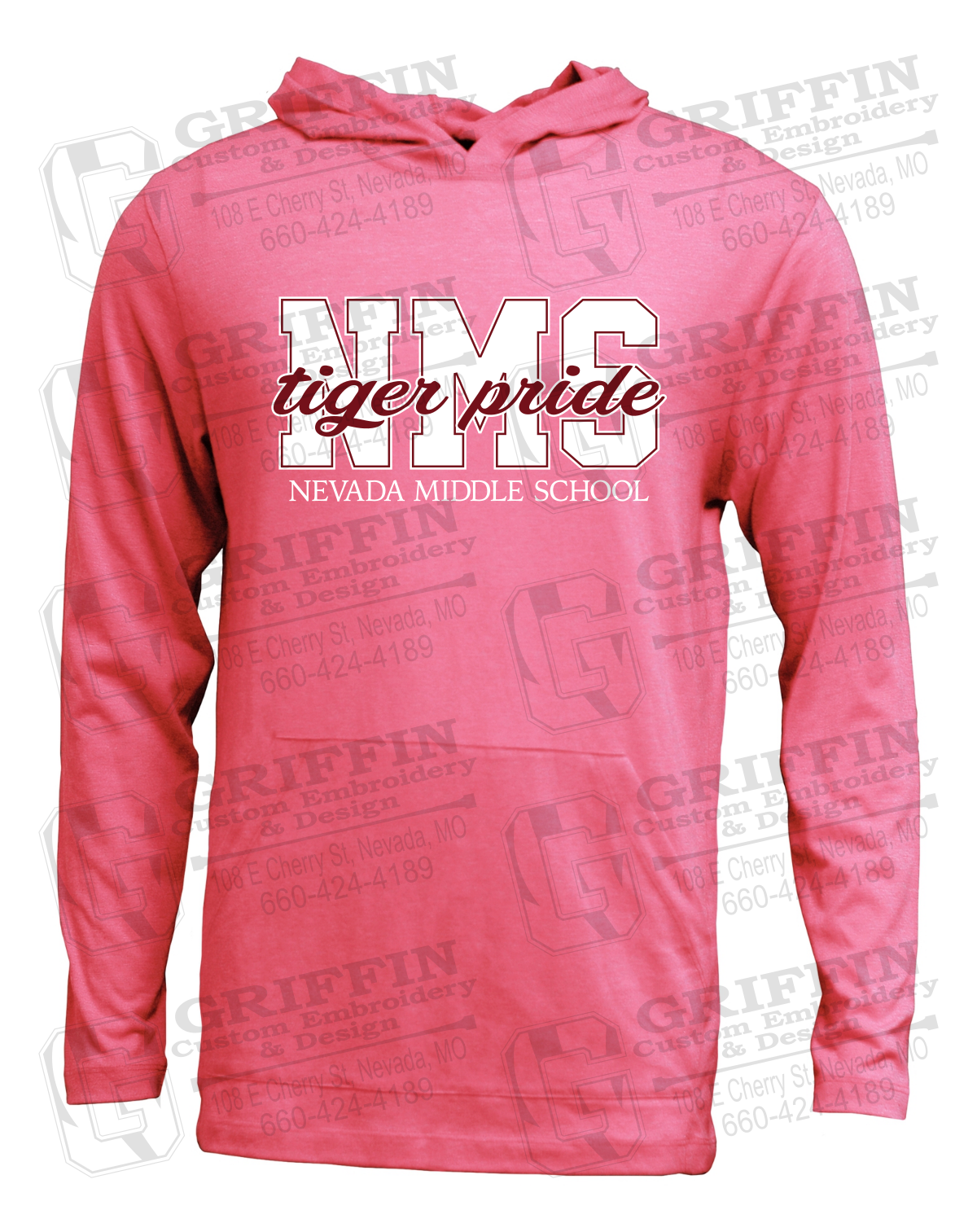 Soft-Tek T-Shirt Hoodie - Nevada Tigers NMS-001