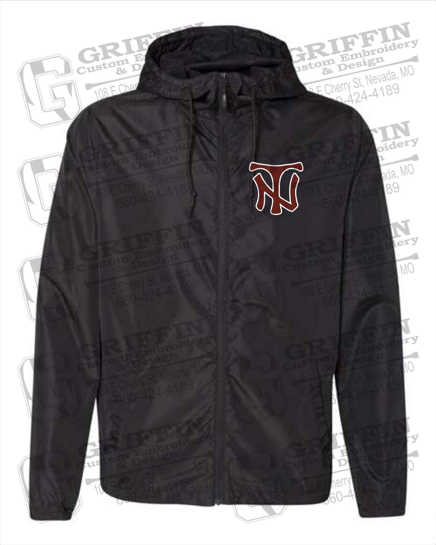 Lightweight Windbreaker - Nevada Tigers NT Logo