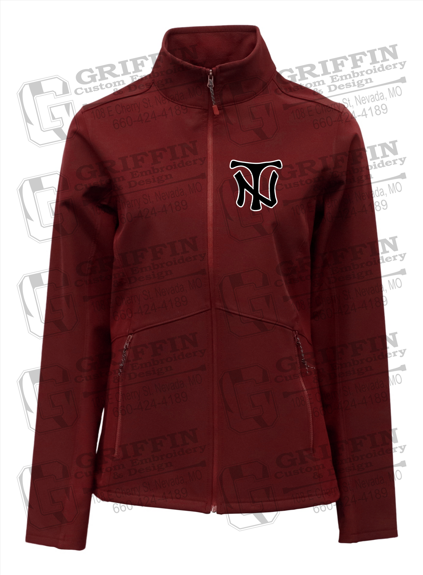 Womens Softshell Jacket - Nevada Tigers NT Logo