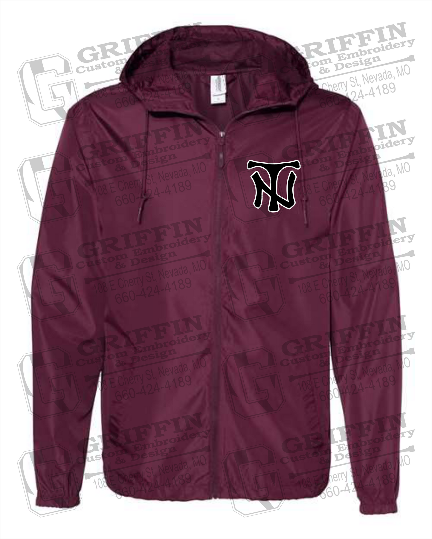 Lightweight Windbreaker - Nevada Tigers NT Logo