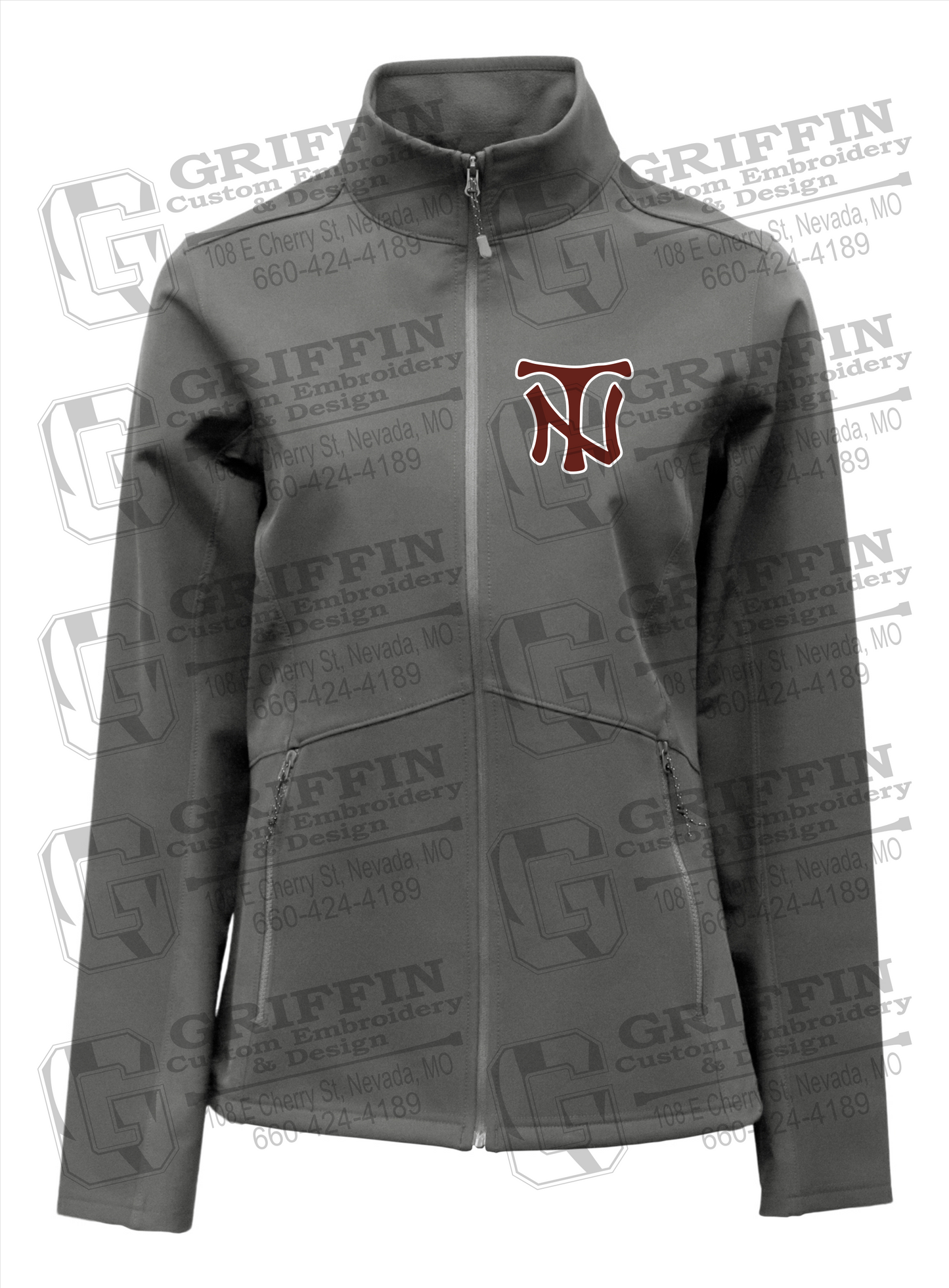 Womens Softshell Jacket - Nevada Tigers NT Logo