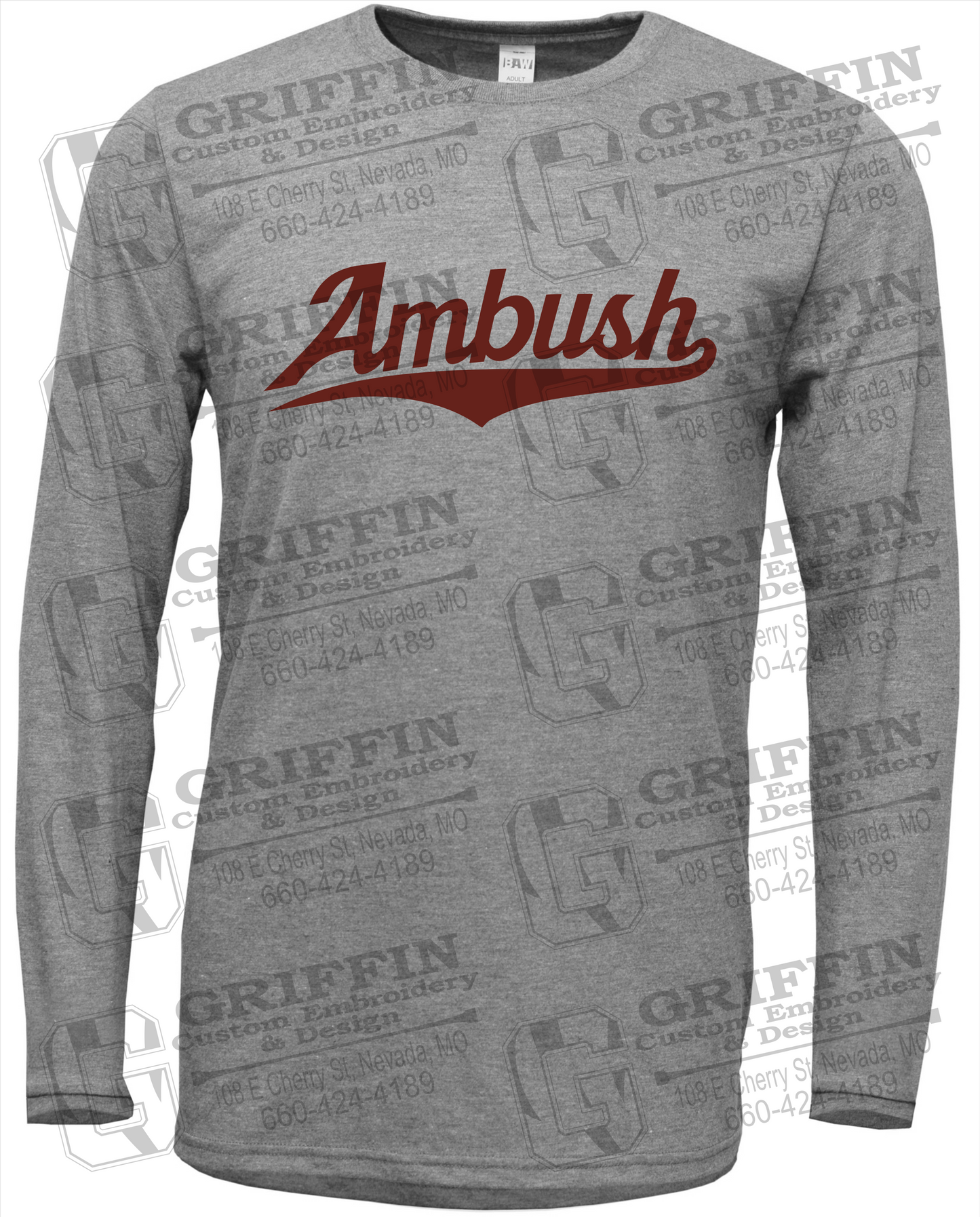 Soft-Tek Long Sleeve T-Shirt - Ambush Baseball