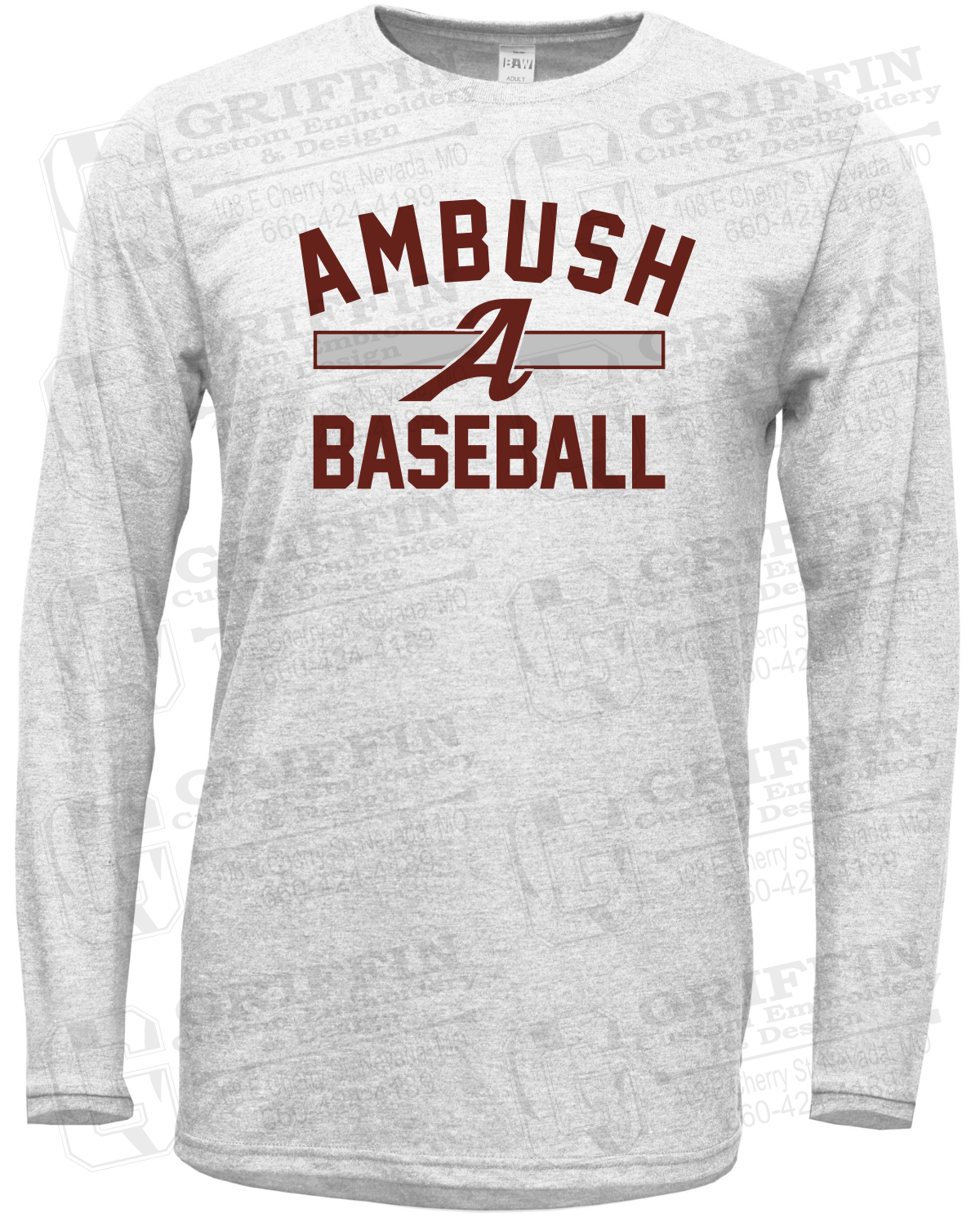 Soft-Tek Long Sleeve T-Shirt - Ambush Baseball 25-A