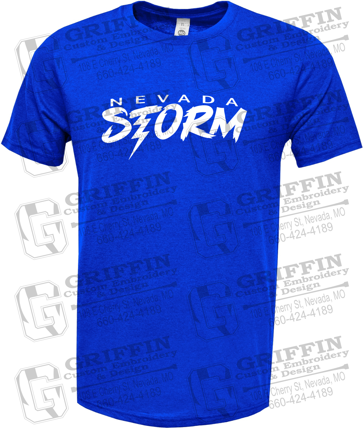 Soft-Tek Short Sleeve T-Shirt - Basketball - Nevada Storm