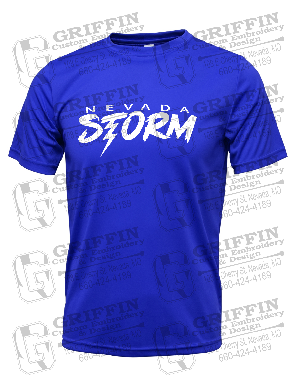 Dry-Fit Short Sleeve T-Shirt - Basketball - Nevada Storm