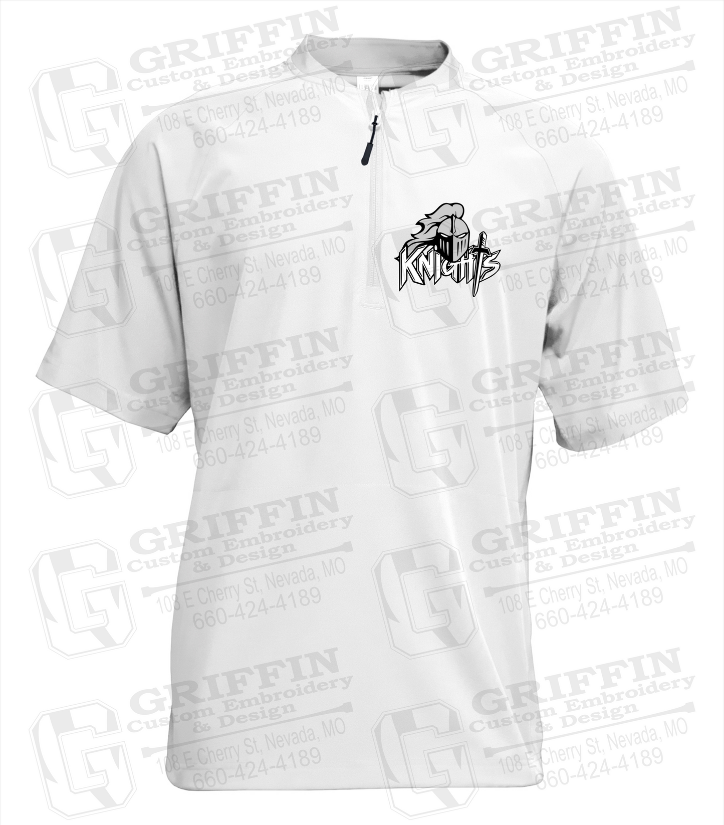 Short Sleeve Cage Jacket - NEVC Knights Full Logo