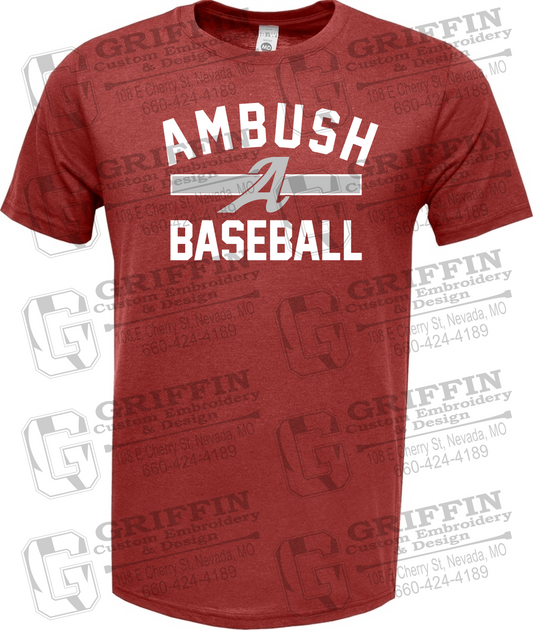Soft-Tek Short Sleeve T-Shirt - Ambush Baseball 25-A