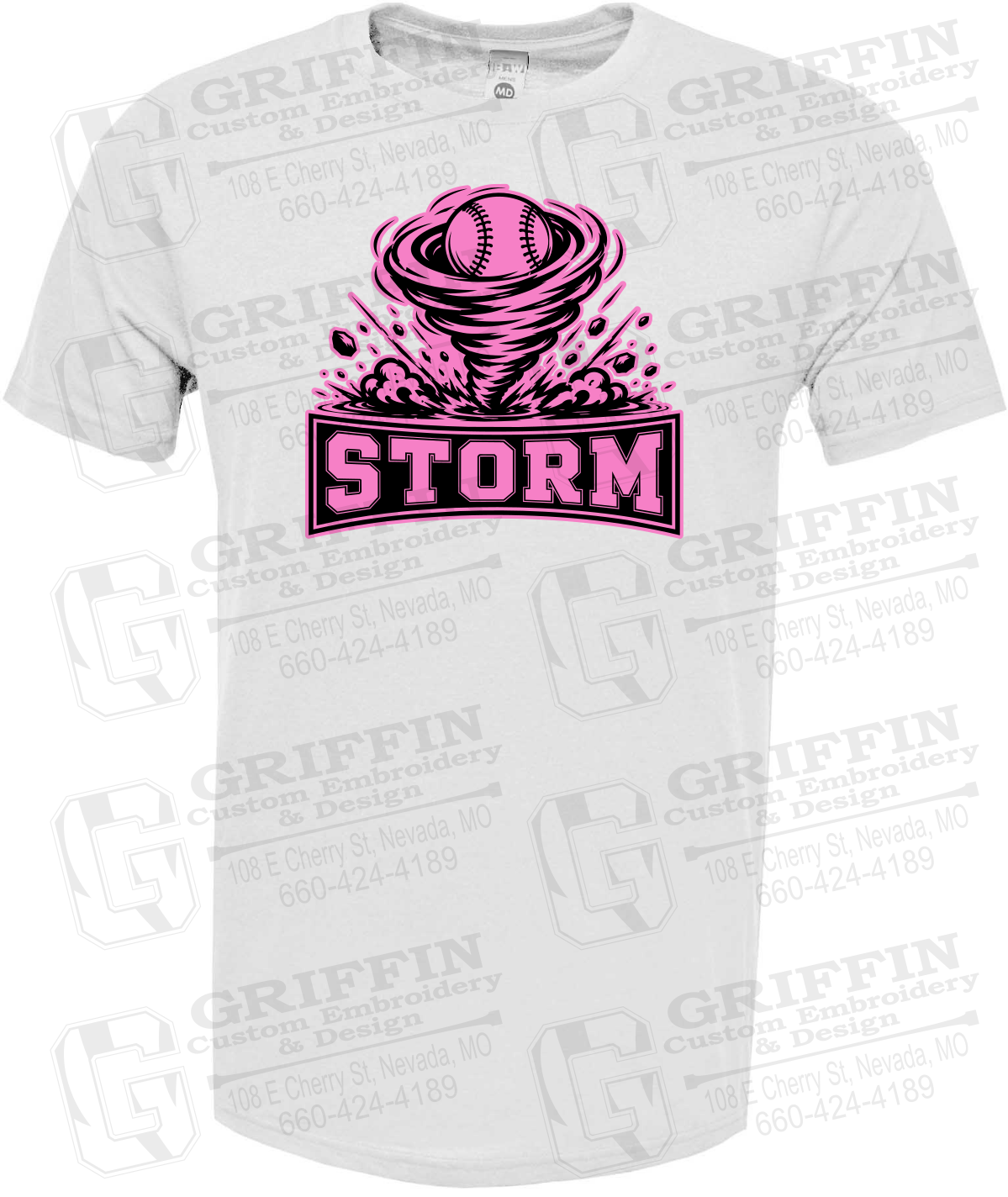 Soft-Tek Short Sleeve T-Shirt - Pink Storm