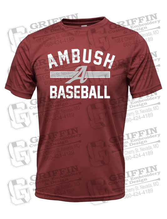 Dry-Fit Short Sleeve T-Shirt - Ambush Baseball 25-A