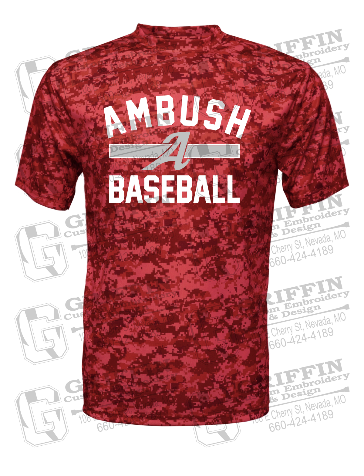 Dry-Fit Short Sleeve T-Shirt - Ambush Baseball 25-A